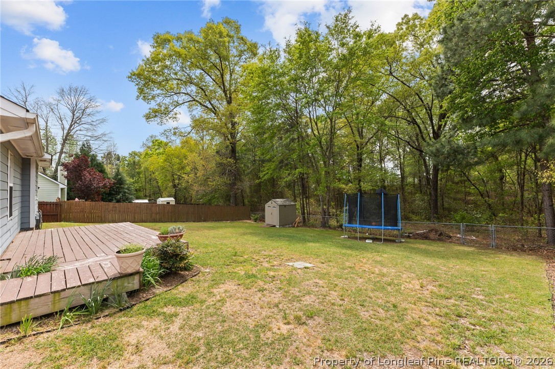 122 Raymond Street Raeford, NC 28376 - Photo 28 of 36 a view of a backyard with trees