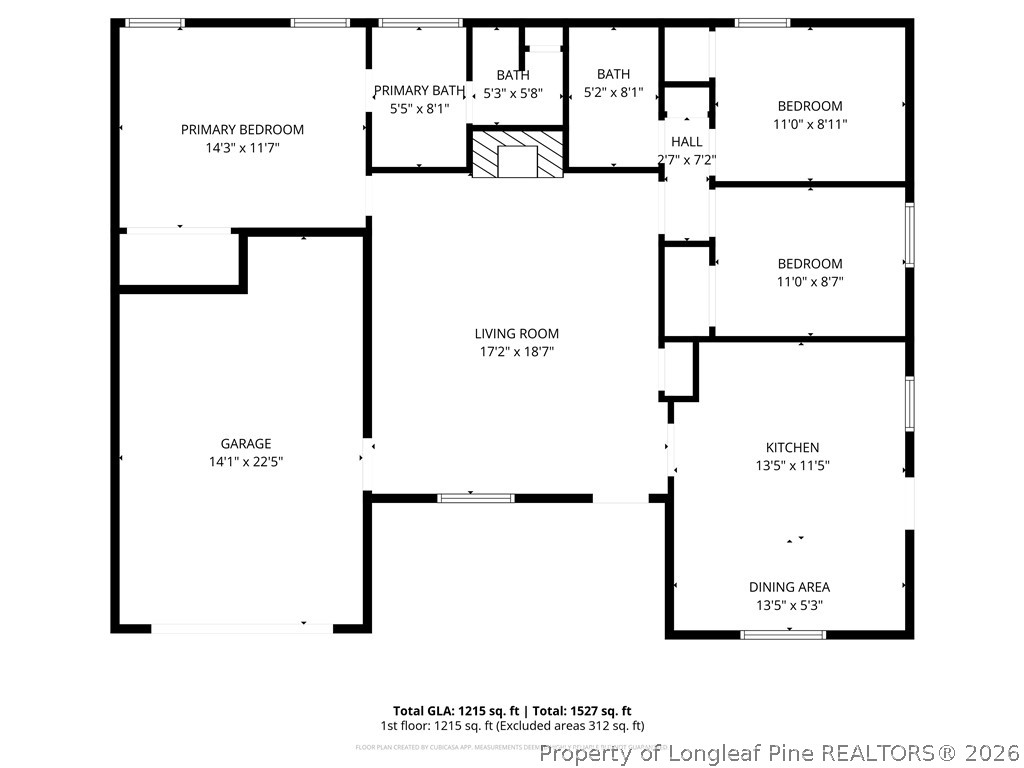 122 Raymond Street Raeford, NC 28376 - Photo 36 of 36 a picture of a floor plan