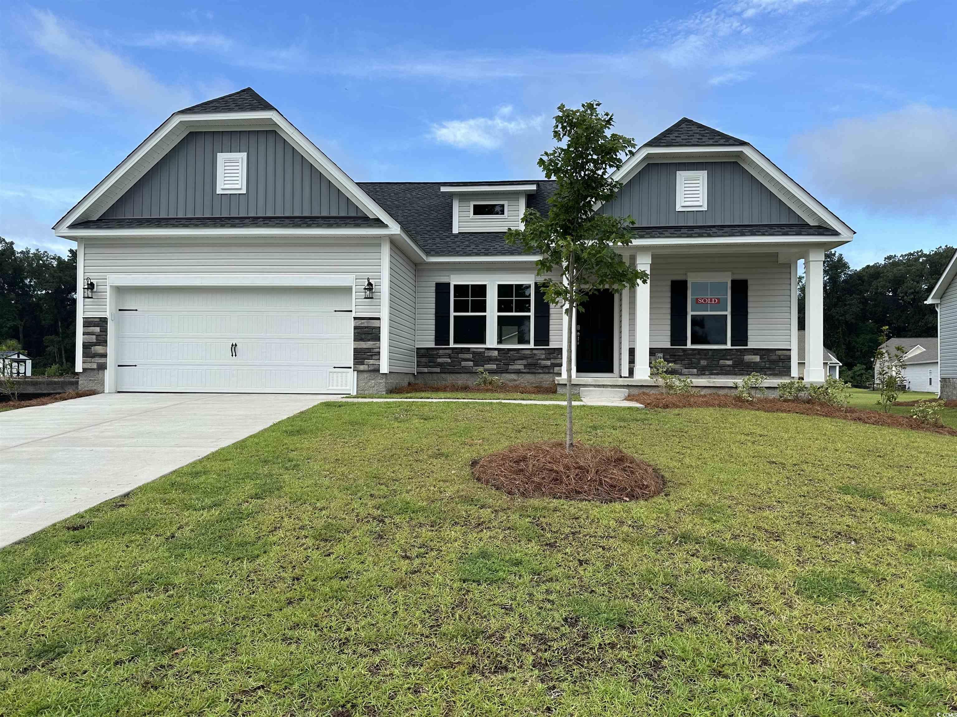 537 Honeyhill Loop Conway, SC 29526 - Photo 1 of 40 Craftsman inspired home with stone siding, roof wi