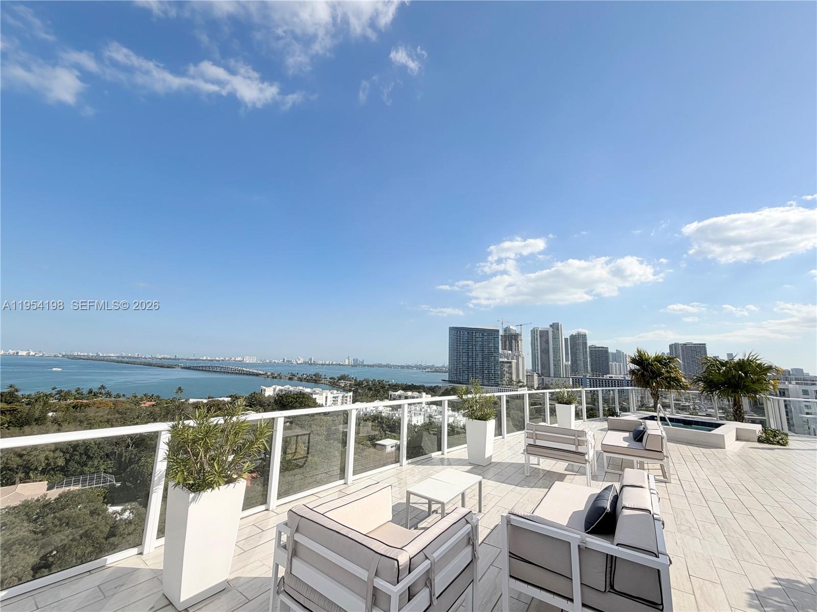 4250 Biscayne Boulevard, Unit 1014 Miami, FL 33137 - Photo 34 of 63 a view of a balcony with city view