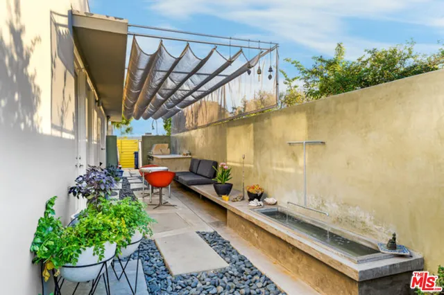 a very nice looking room with a large window