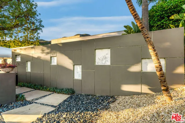 a hallway with a window