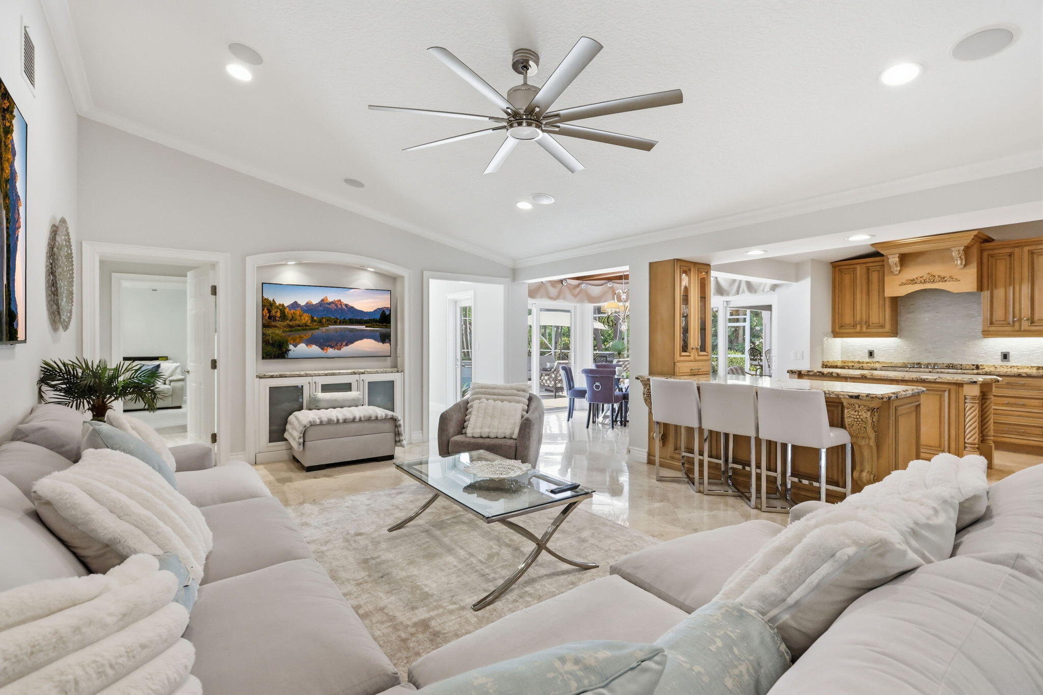 2151 Northwest 30th Road Boca Raton, FL 33431 - Photo 11 of 70 Family Room with view to kitchen
