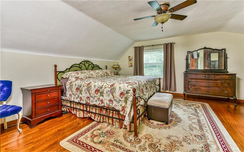 4115 Gibsonia Road Gibsonia, PA 15044 - Photo 10 of 20 Master bedroom is upstairs is spacious with a ceiling fan and light fixture