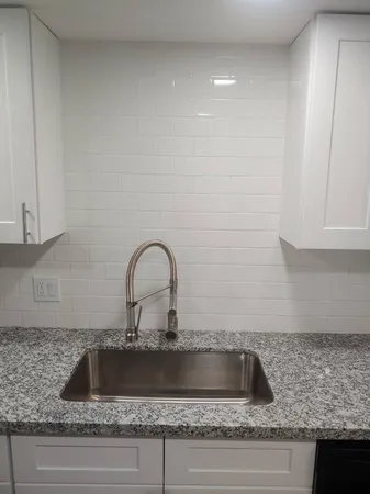 a close view of sink and tap