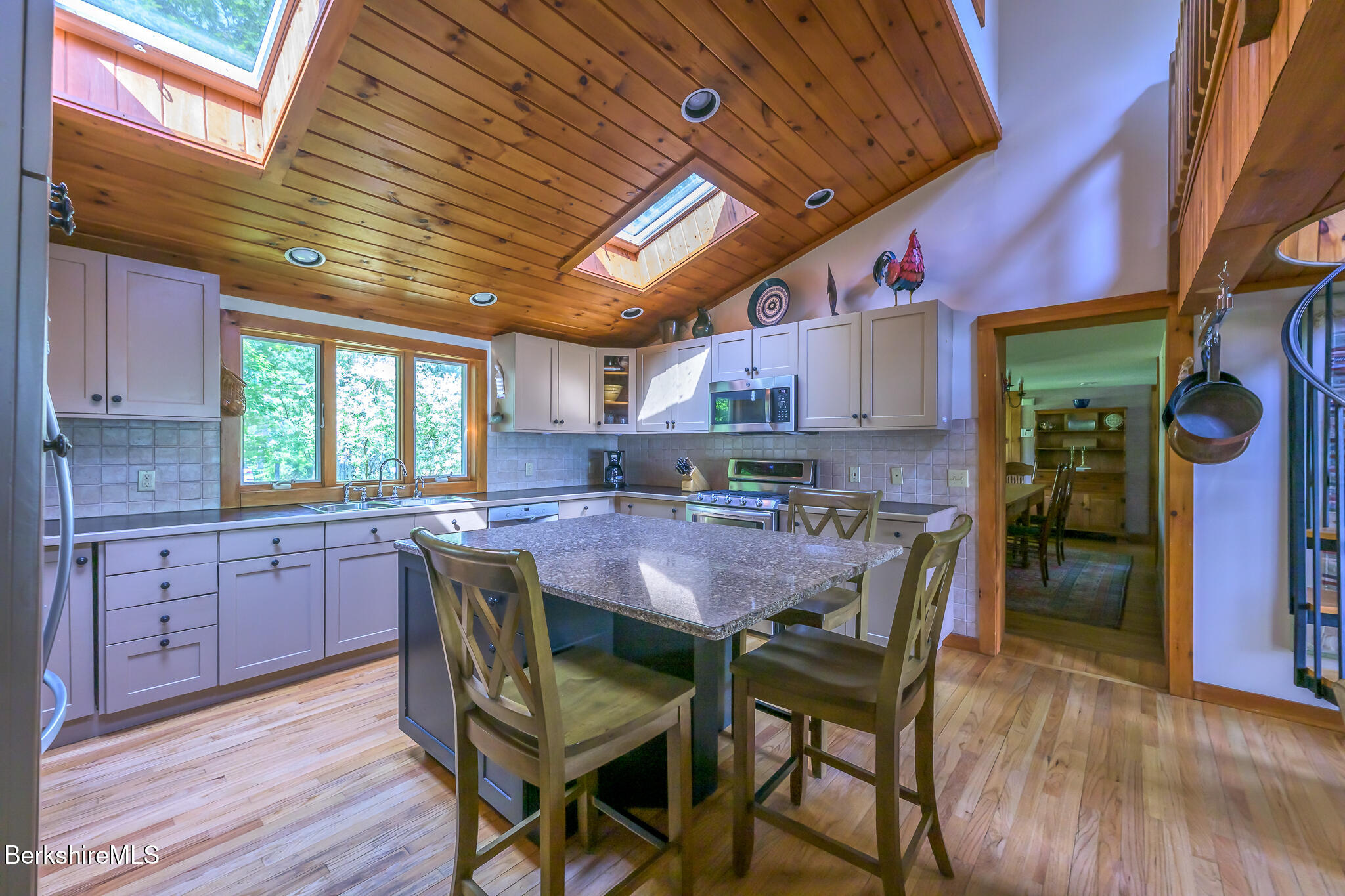 144 Shore Road Richmond, MA 01201 - Photo 16 of 44 Kitchen with Island to Dining Room.j