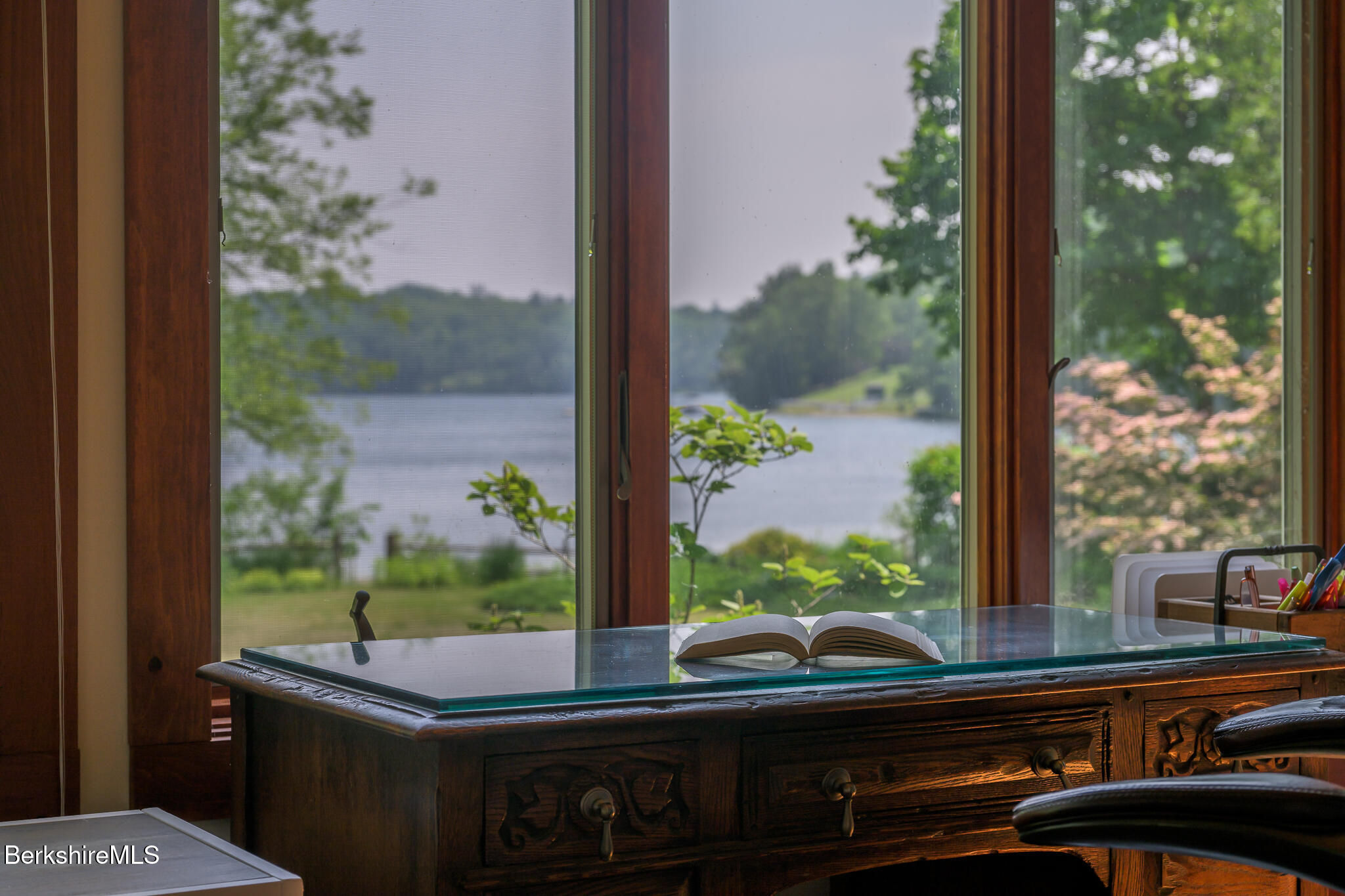 144 Shore Road Richmond, MA 01201 - Photo 29 of 44 Lake View from Sunroom