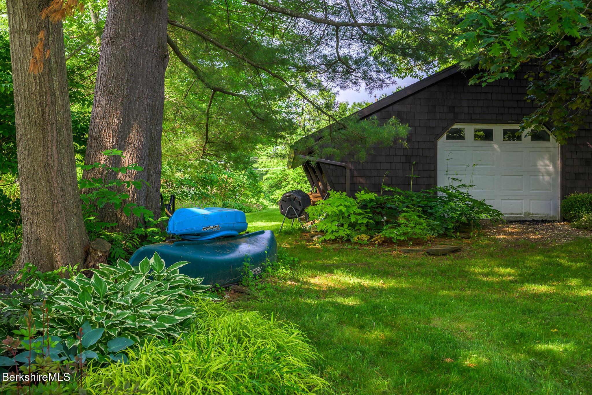 144 Shore Road Richmond, MA 01201 - Photo 41 of 44 Rear Boat Garage Door