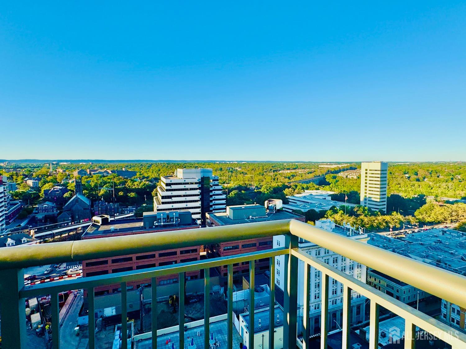 1 Spring Street, Unit 1806 New Brunswick, NJ 08901 - Photo 24 of 65 a view of a balcony with city view