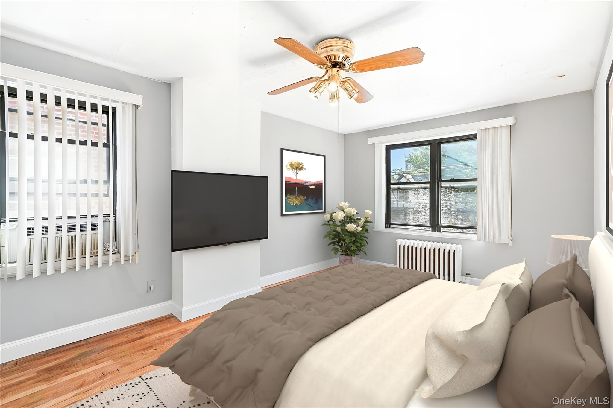 1245 Rhinelander Avenue Bronx, NY 10461 - Photo 15 of 34 Upstairs Master Bedroom - Virtually Staged