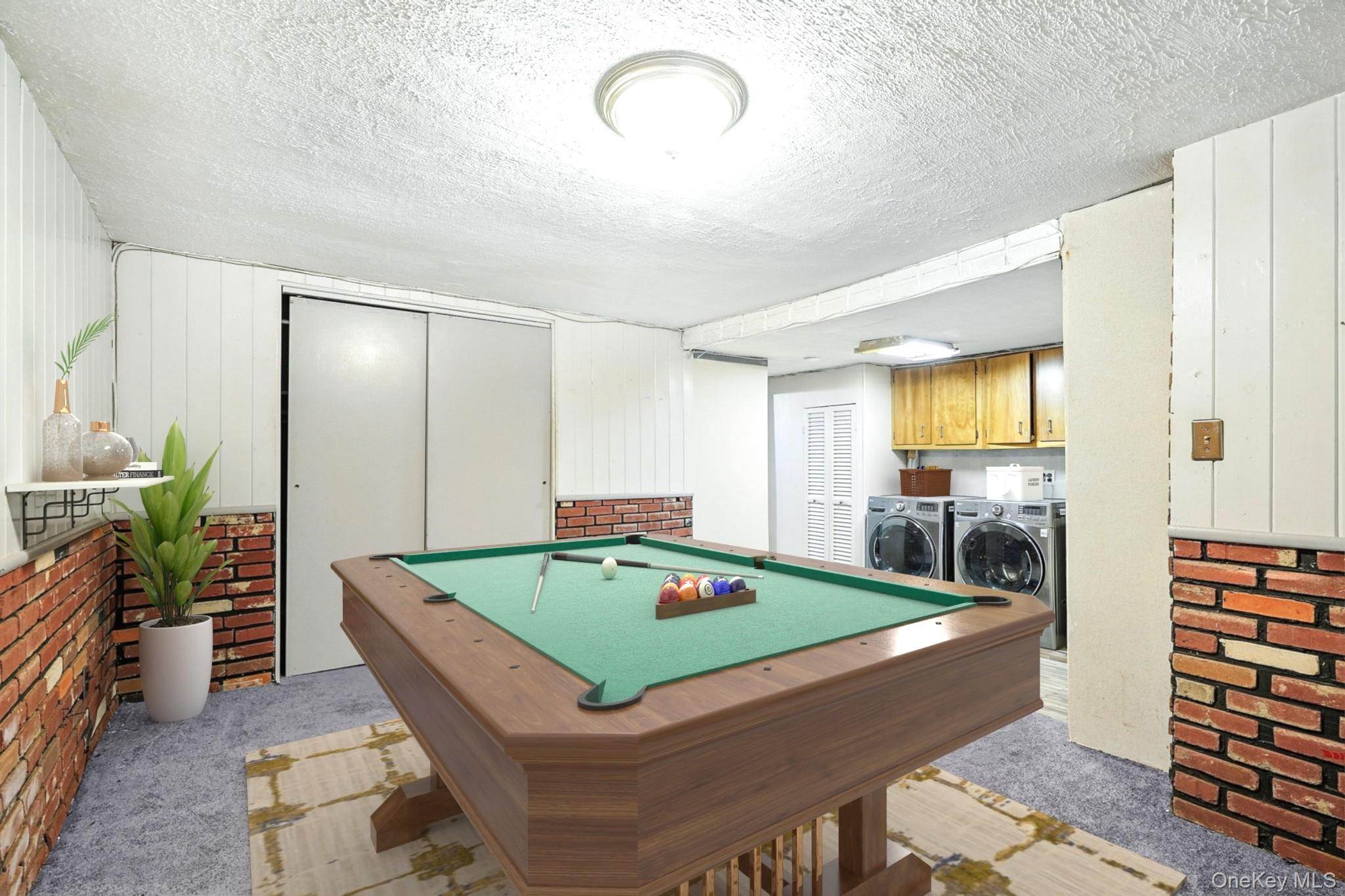 1245 Rhinelander Avenue Bronx, NY 10461 - Photo 26 of 34 Lower Level Recreation Area - Virtually Staged