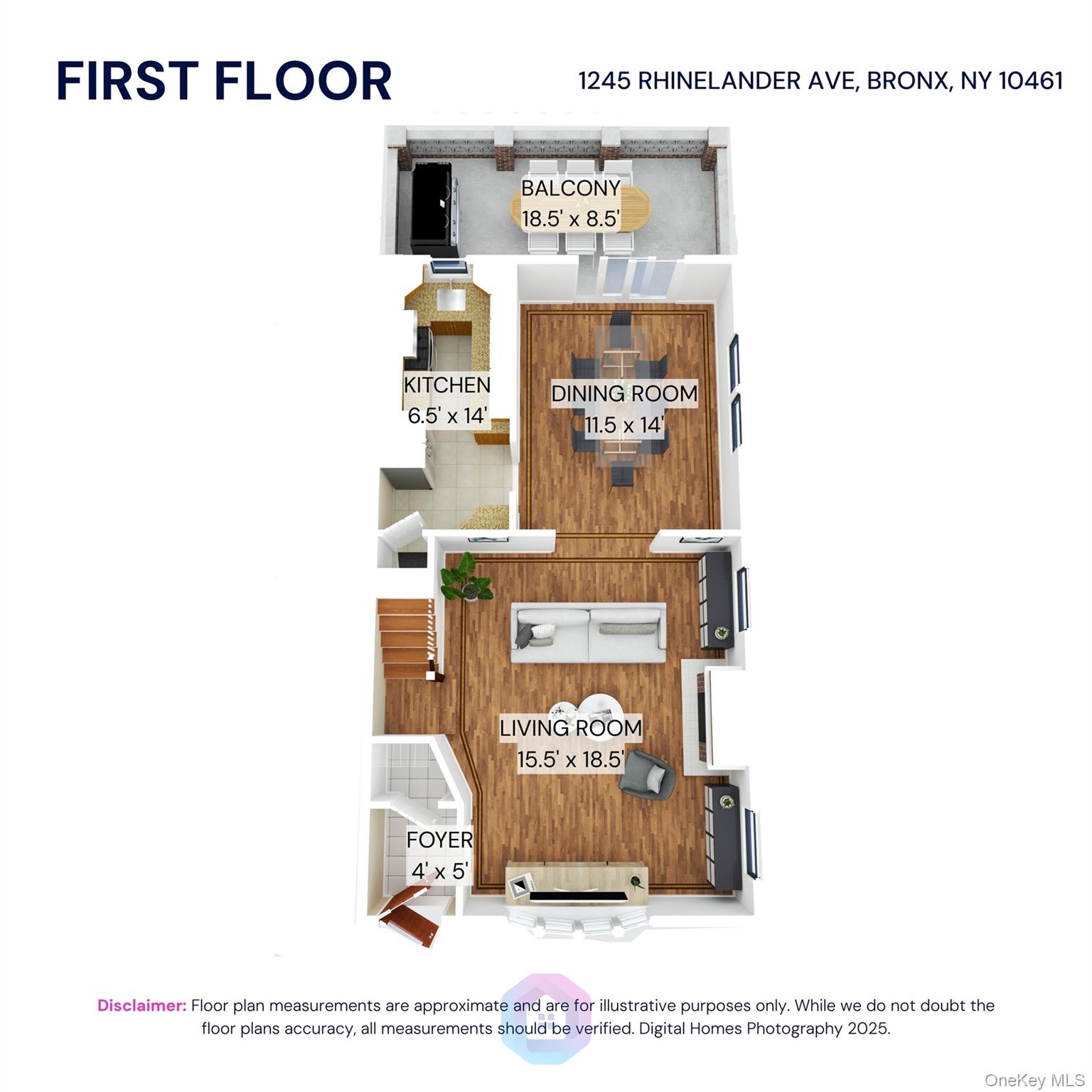 1245 Rhinelander Avenue Bronx, NY 10461 - Photo 32 of 34 View of floor plan / room layout