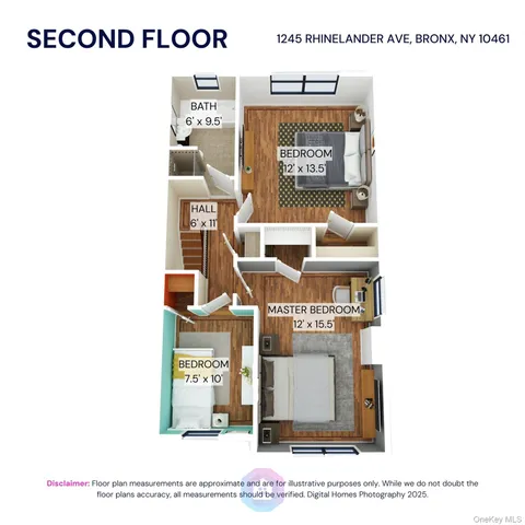 a picture of a bench in front of building