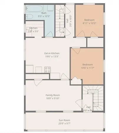 a picture of a floor plan