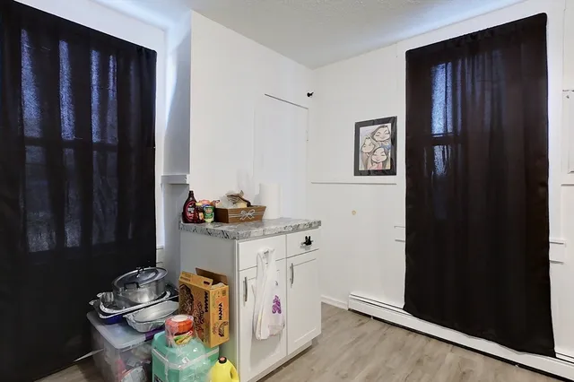 a room with storage and utility