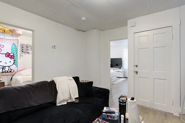 a living room with a couch