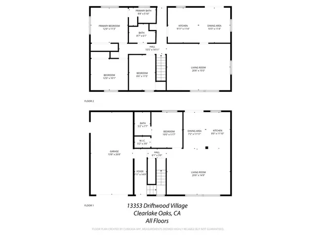 $390,000 | 13353 Driftwood Village, Clearlake Oaks, CA 95423