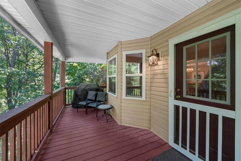 697 Zeppelin Strasse Helen, GA 30545 - Photo 27 of 41 a view of a two chairs in the balcony