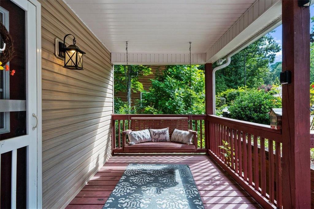 697 Zeppelin Strasse Helen, GA 30545 - Photo 6 of 41 a view of a balcony with furniture
