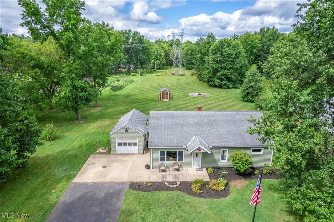 14808 Wheeler Road Lagrange, OH 44050 - Photo 9 of 50 Bird's eye view of a tree filled landscape
