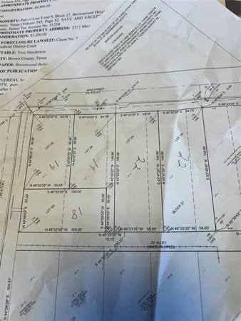 $22,000 | 2312 Main Boulevard, Brownwood, TX 76801