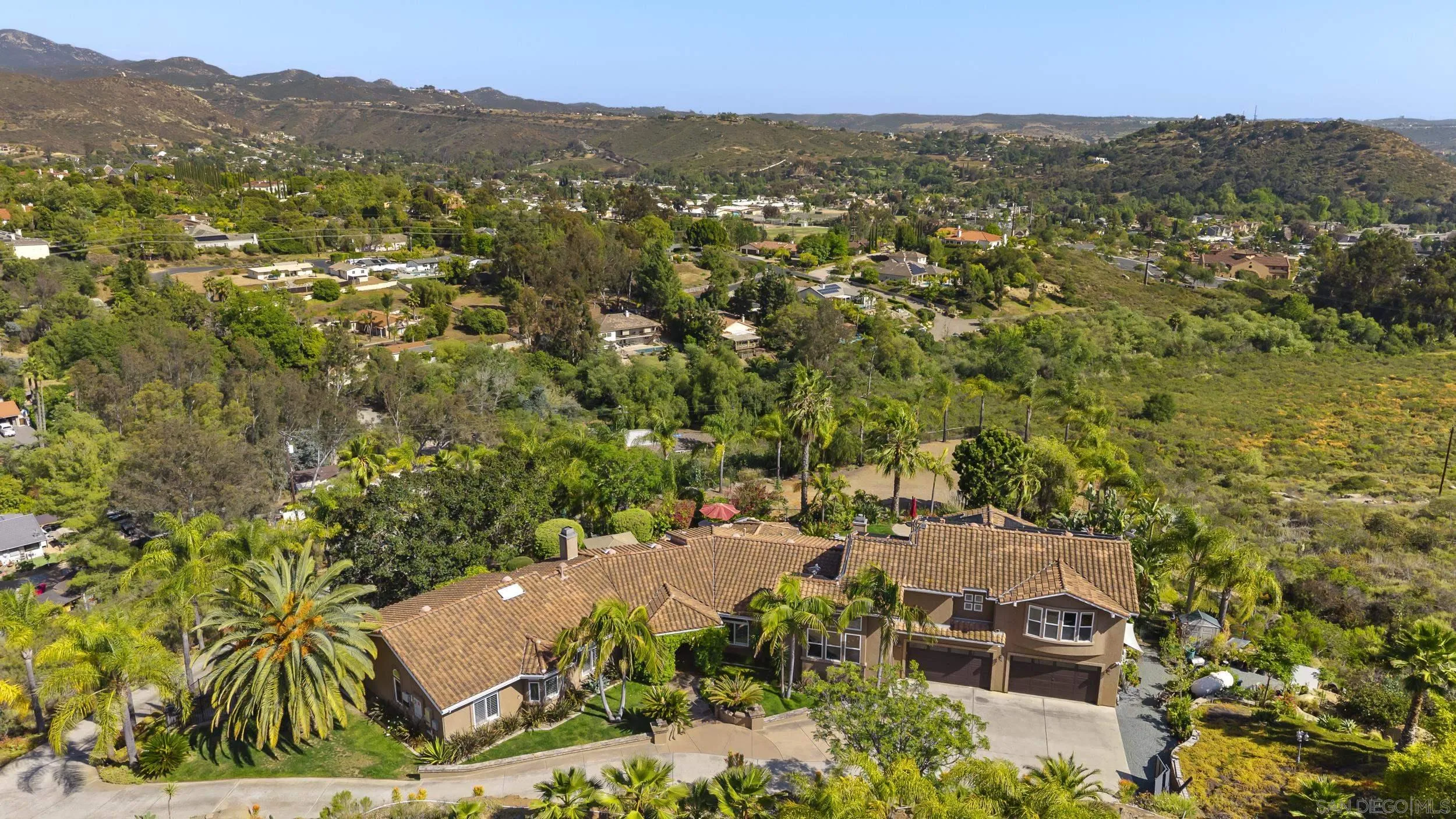14998 Budwin Lane Poway, CA 92064 - Photo 1 of 44 an aerial view of residential house with an outdoor space and seating