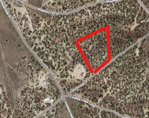 Areal View Showing Approximate Lot Lines