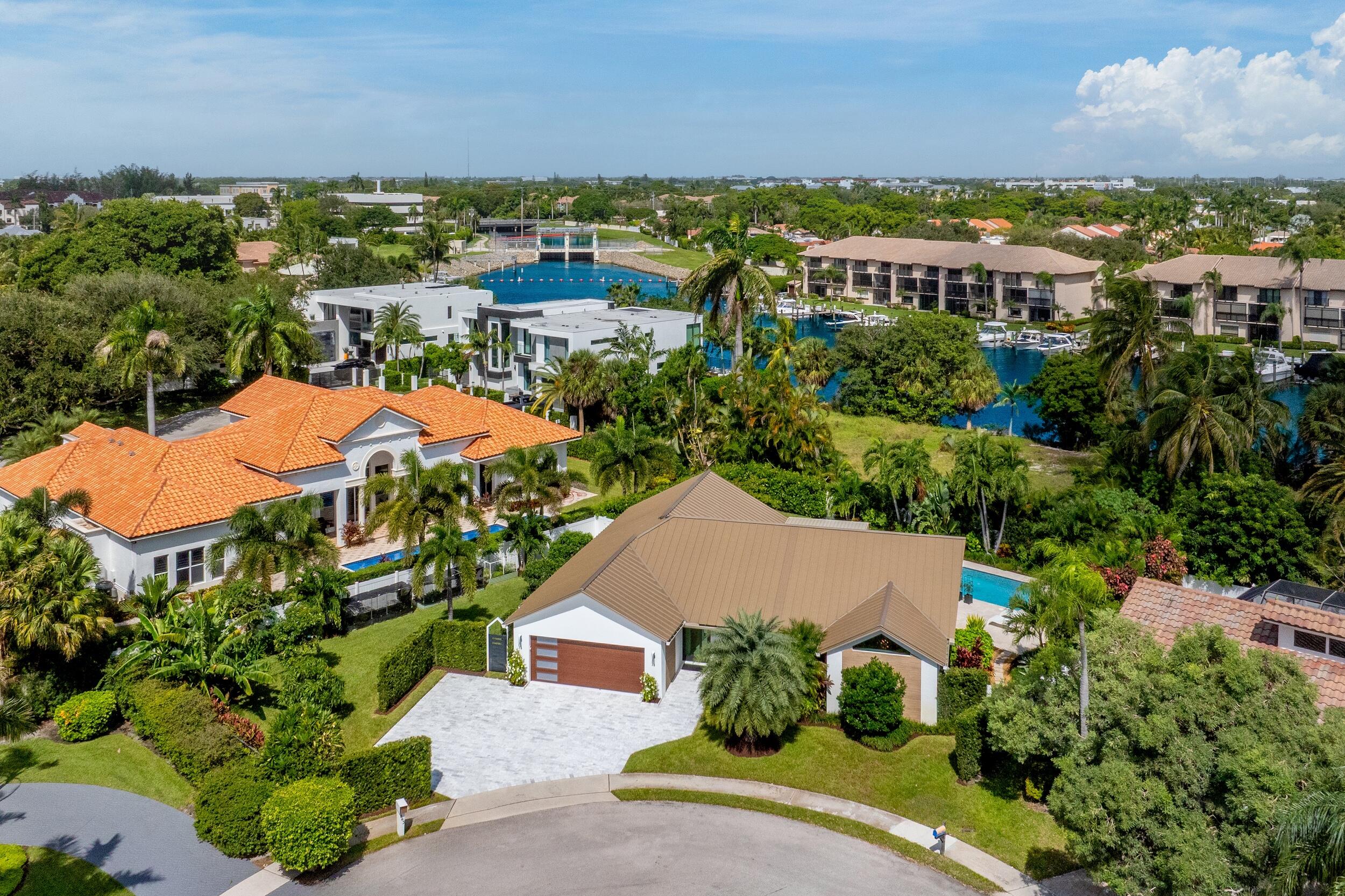 843 Northeast Mulberry Drive Boca Raton, FL 33487 - Photo 55 of 57 an aerial view of multiple house
