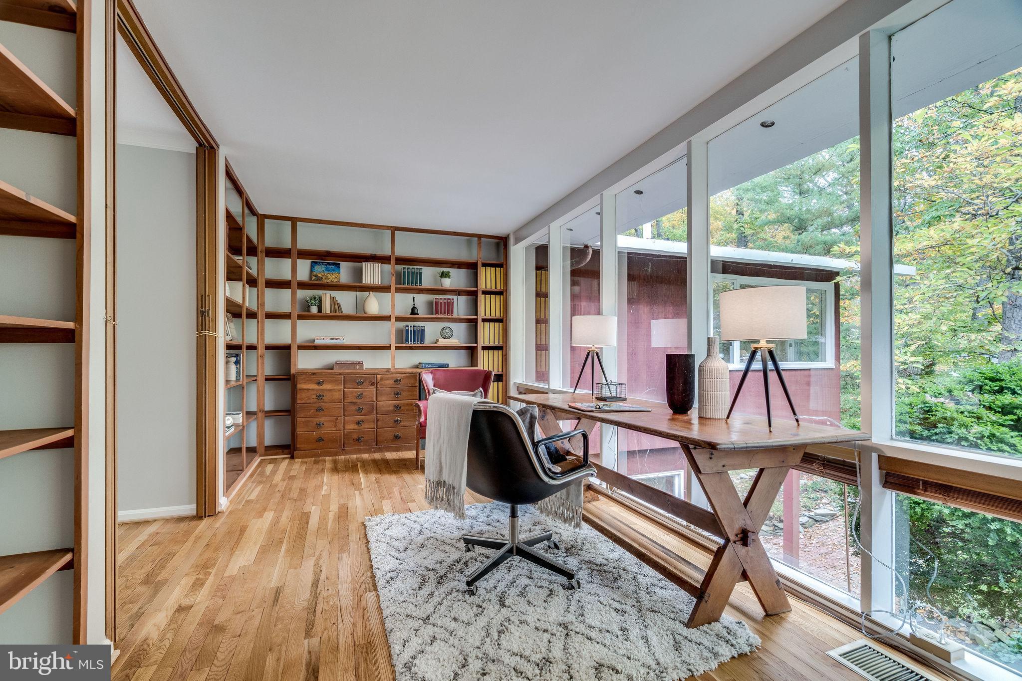 1907 Marthas Road Alexandria, VA 22307 - Photo 7 of 35 Built-ins throughout and more walls of windows