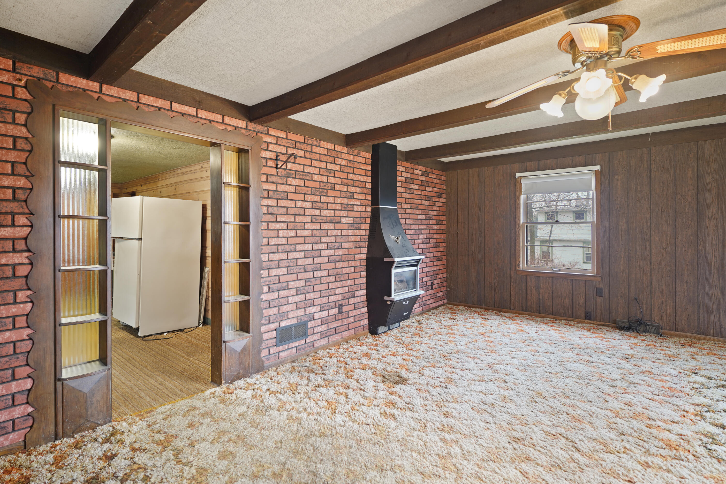2844 Cozy Acre Road Mount Pleasant, WI 53406 - Photo 14 of 34 Living Room with Fireplace