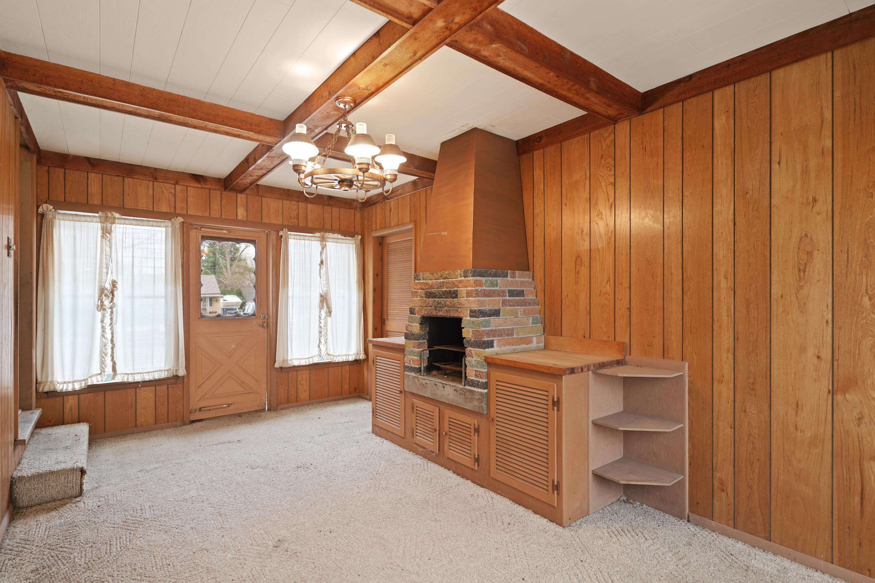 2844 Cozy Acre Road Mount Pleasant, WI 53406 - Photo 19 of 34 Breezeway with Natural Fireplace