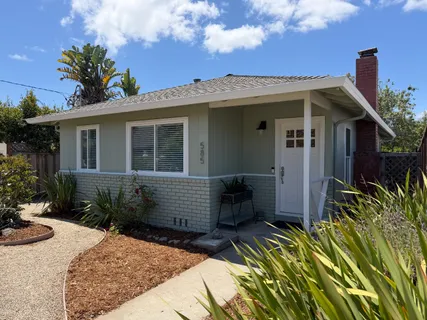 a view of a house with a patio
