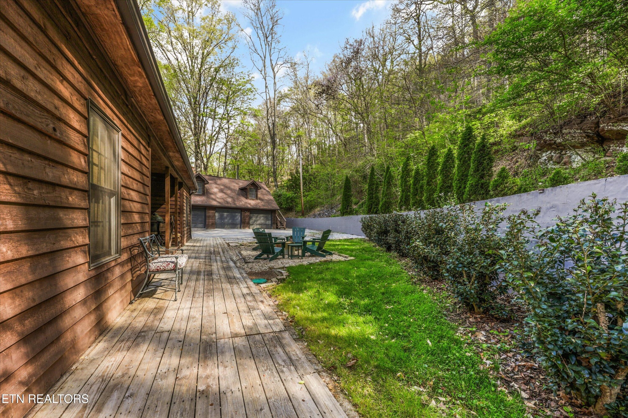 257 Lone Ridge Lane Heiskell, TN 37754 - Photo 6 of 60 a view of backyard with a patio