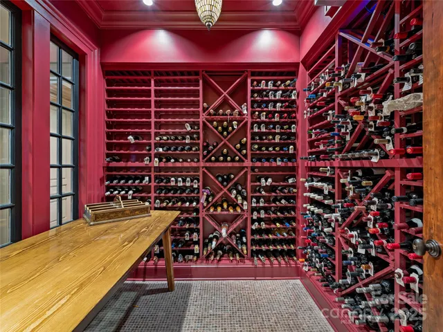 a room with lots of white walls