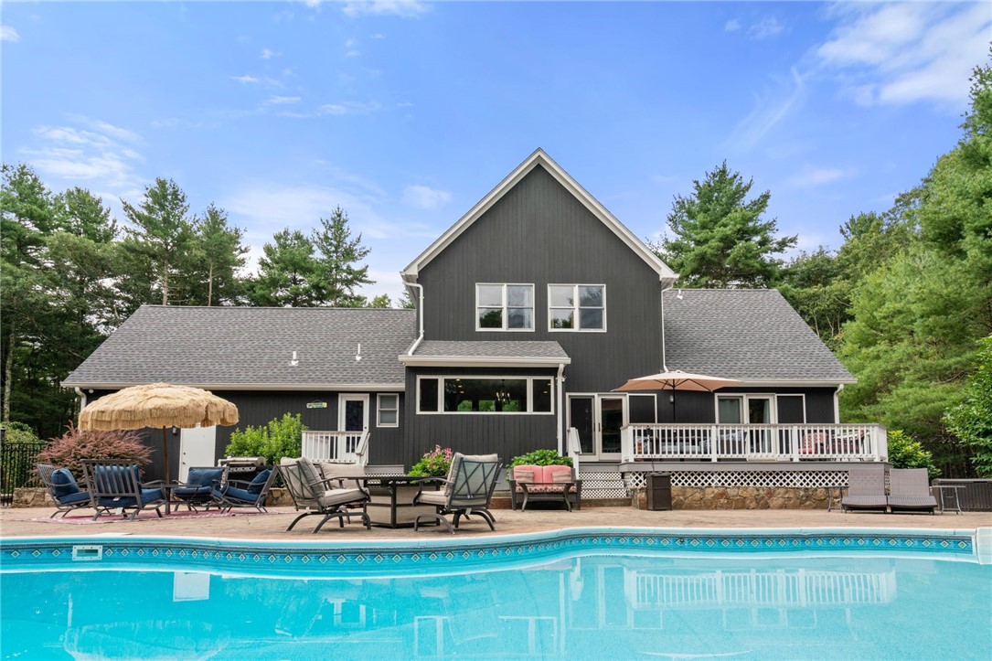 15 Gentry Farms Road Coventry, RI 02816 - Photo 31 of 50 Rear of Home and Pool