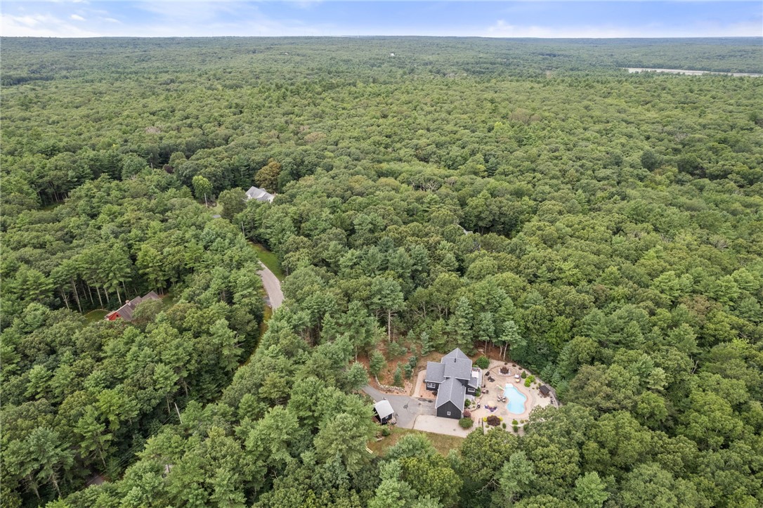 15 Gentry Farms Road Coventry, RI 02816 - Photo 48 of 50 Drone Picture of Property and Street