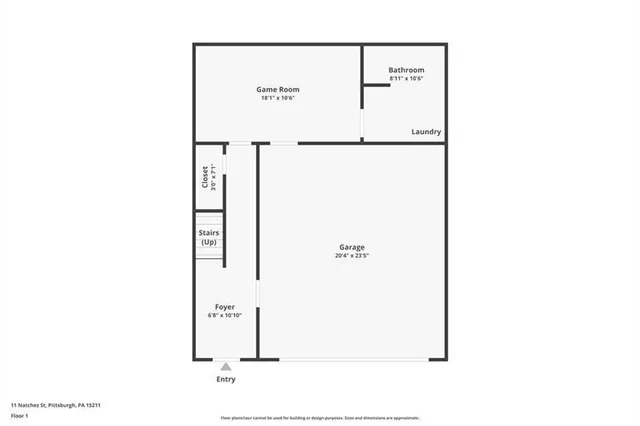 $4,750 | 11 Natchez Street, Pittsburgh, PA 15211