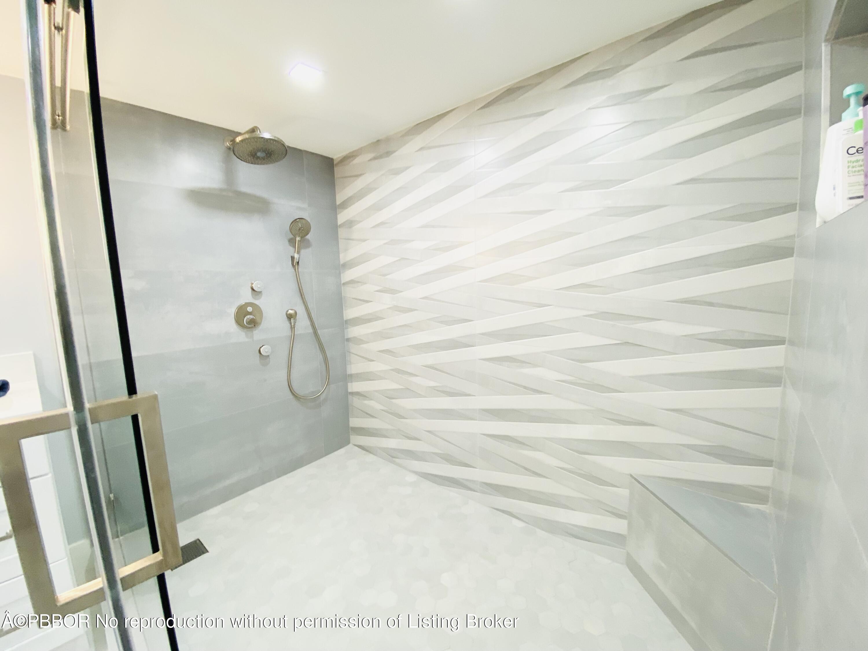3360 South Ocean Boulevard, Unit 4FII Palm Beach, FL 33480 - Photo 21 of 32 a bathroom with a shower