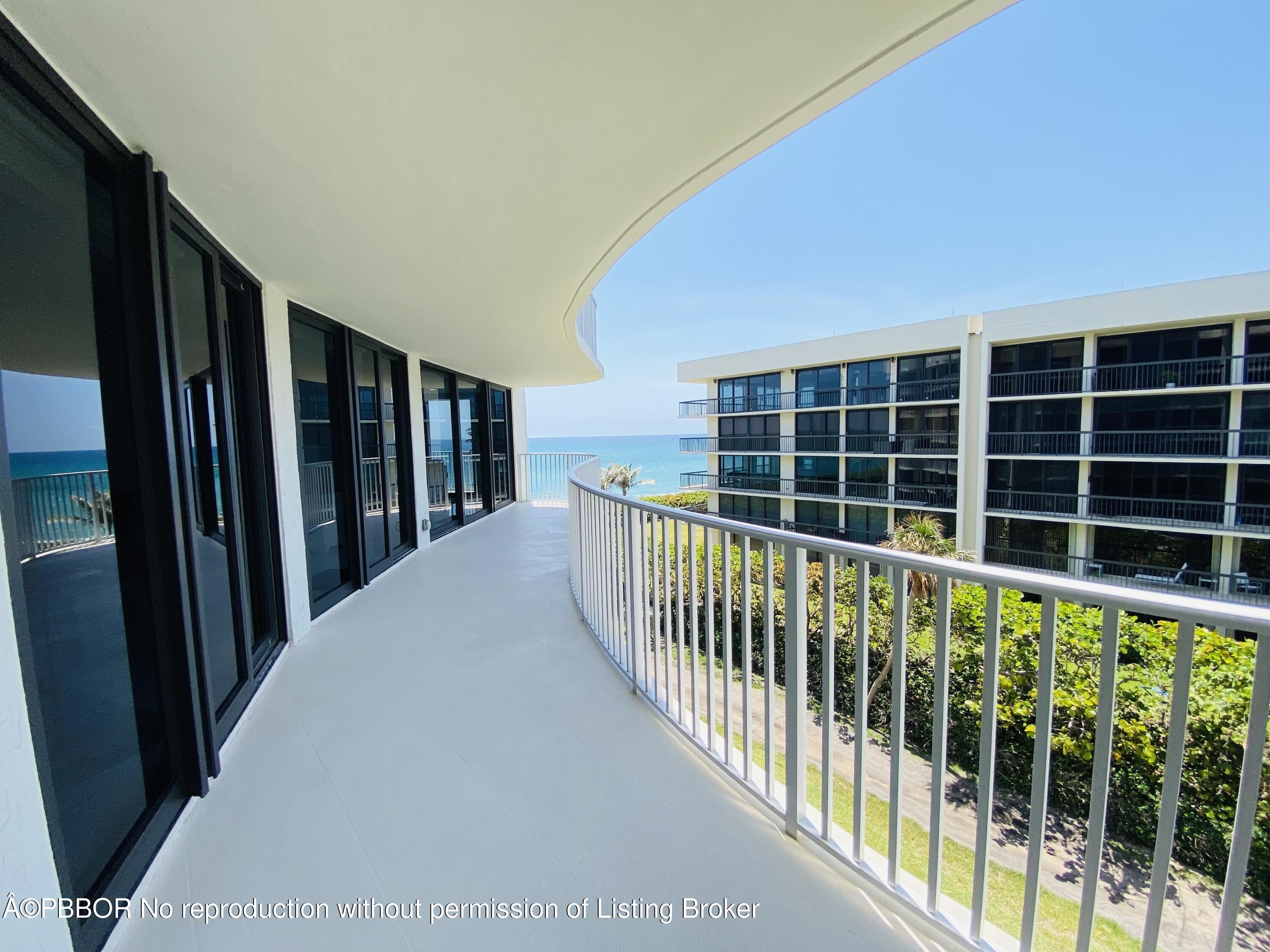 3360 South Ocean Boulevard, Unit 4FII Palm Beach, FL 33480 - Photo 24 of 32 a view of balcony with furniture