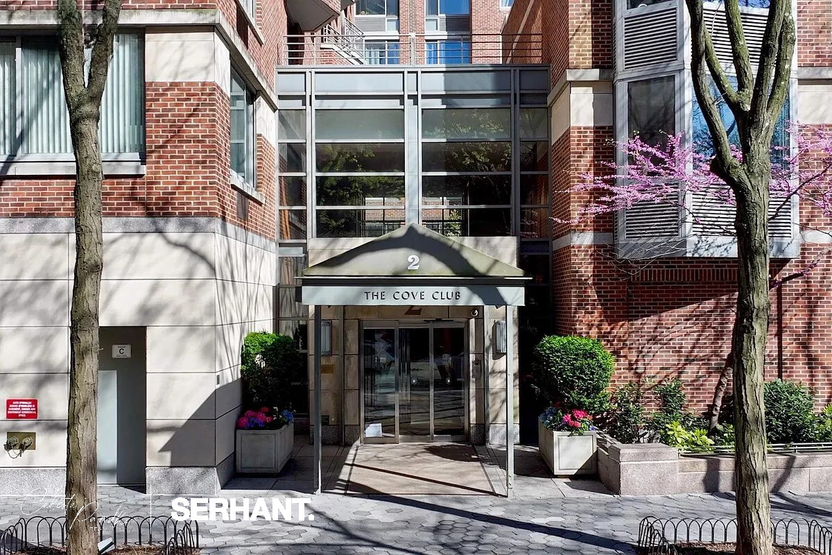 2 South End Avenue, Unit 6J Manhattan, NY 10280 - Photo 11 of 19 a view of a building with a potted plant and a windows