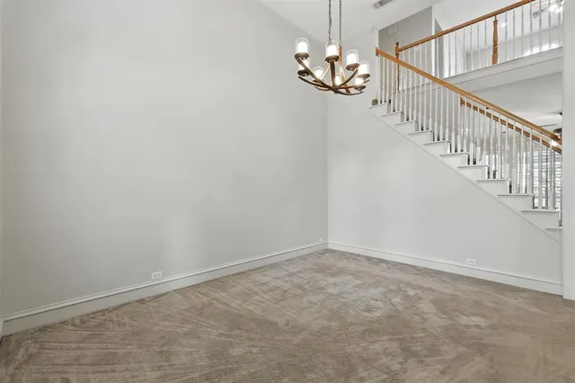 a view of an entryway with stairs