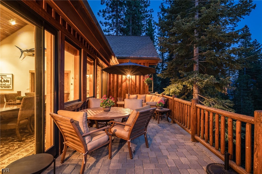 623 Tyner Way Incline Village, NV 89451 - Photo 15 of 35 a view of an outdoor sitting area with brick walls