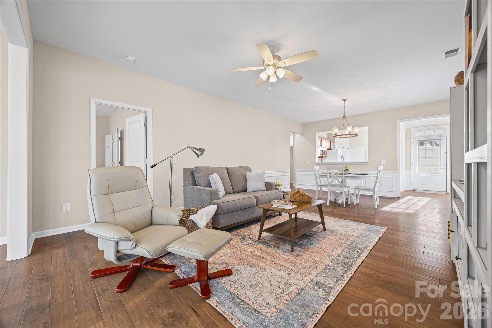 2227 Lilac Lane Fort Mill, SC 29707 - Photo 11 of 42 a living room with furniture and wooden floor