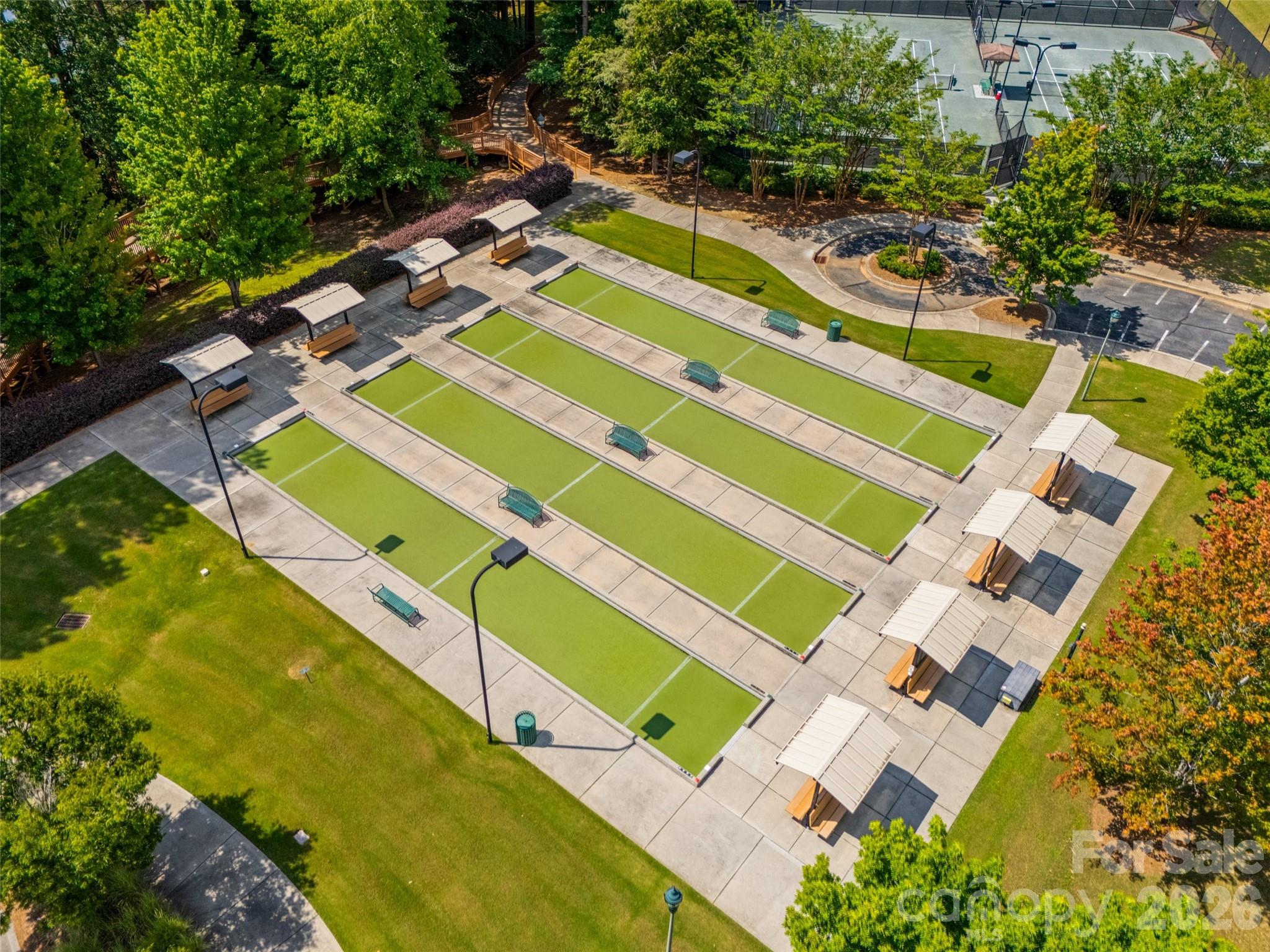 2227 Lilac Lane Fort Mill, SC 29707 - Photo 40 of 42 an aerial view of a house with a big yard