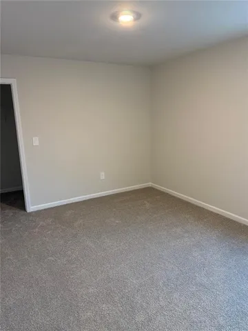 an empty room and a window