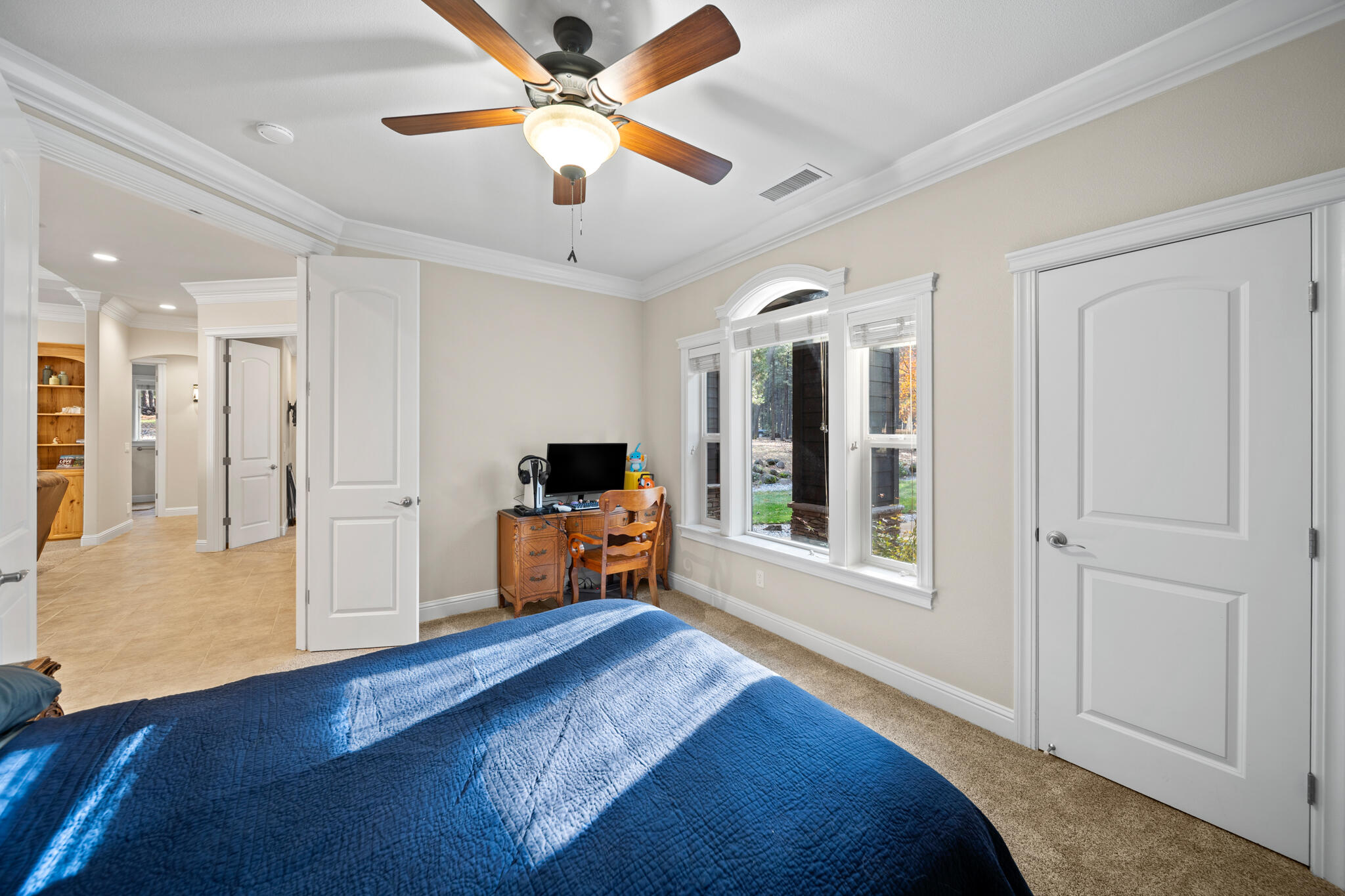 7795 Eastmoore Road Shingletown, CA 96088 - Photo 28 of 61 a bedroom with furniture and a window