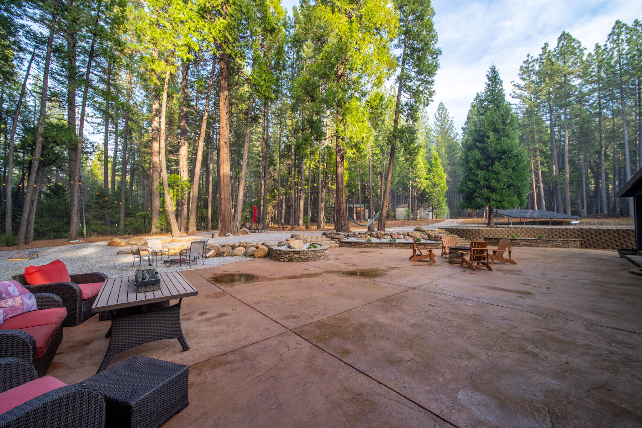 7795 Eastmoore Road Shingletown, CA 96088 - Photo 41 of 61 a view of patio with swimming pool and sitting area