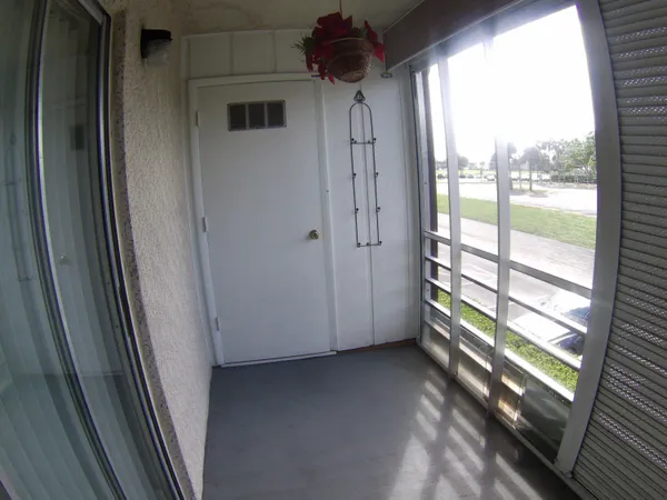 a view of front door