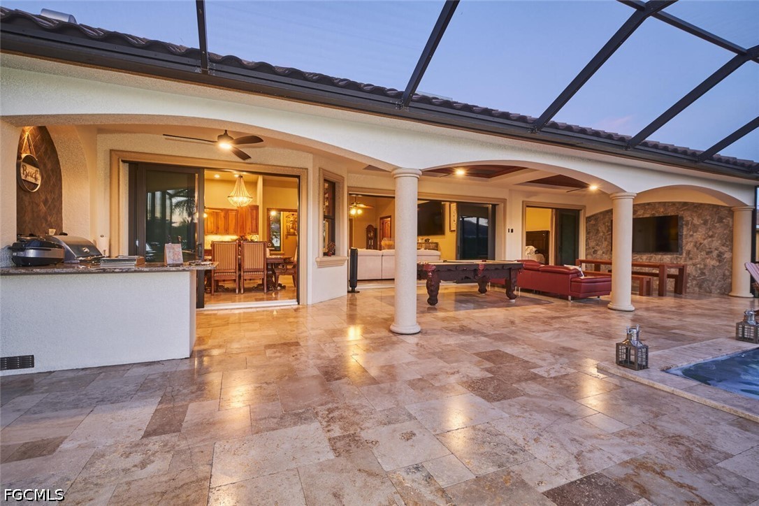 5306 Southwest 27th Place Cape Coral, FL 33914 - Photo 42 of 50 a view of a hall with dining area