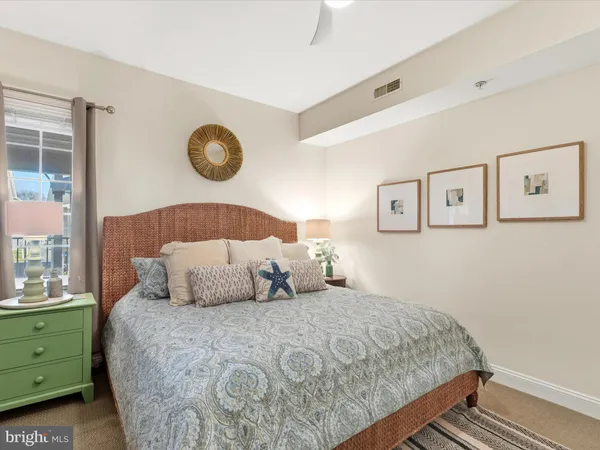 a front view of a building with lake view